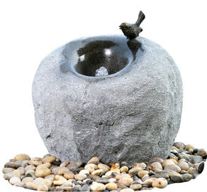 중국 시멘트 물자 현대 옥외 샘, 바위 색깔 돌 정원 샘 협력 업체