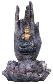 중국 작은 부처 Statue Polyesin 주 분수, 부처는 로터스에 앉혔습니다 협력 업체