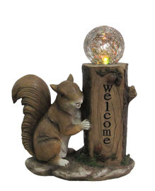 중국 고아한 다람쥐 환영 정원 태양 빛, 유리제 공에 옥외 동물성 태양 빛 협력 업체